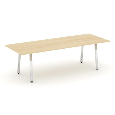 Стол переговорный Стайл Проджект Директ Люкс/Style project direct Lux M-SN-6A.SPRG-258.3 Акация Лорка/Хром