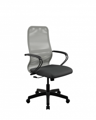 Кресло офисное Sit 8 B2-8K - X1+UMF(X1) /Uh00/Wh00/K3bL Светло-серый