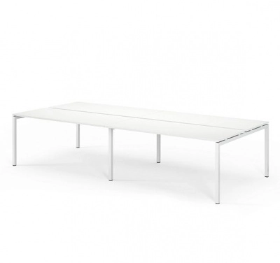 Бенч-стол (4 р.места) Tour Light 3200х1430 Белый