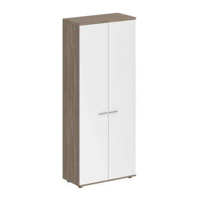 Шкаф для документов высокий Сигма SG.801.OD.WH 800х1955 Темный дуб/Белый