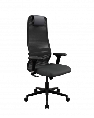 Кресло офисное Sit 8 B1-8D - X1+UMF(X1) /Uh00/Wh00/D02P Черный