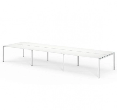 Бенч-стол (6 р.мест) Tour Light 4800х1430 Белый