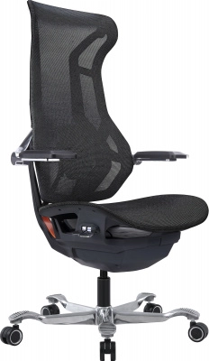 Эргономичное кресло Everprof Atom Black Сетка Черный