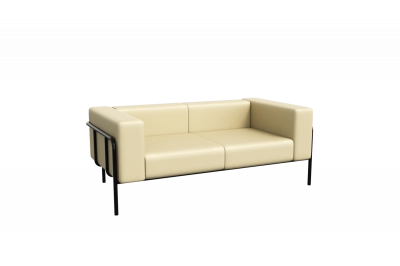 Диван двухместный Флекс/Flex FLX-2 Экокожа Art-vision 124 Бежевый