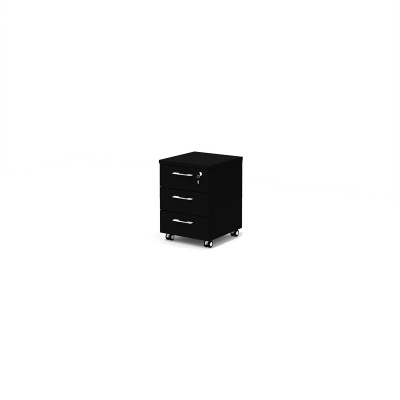 Тумба мобильная Квинс Слим/Kvins Slim Kvs-32 Черный MS