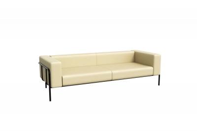 Диван трехместный Флекс/Flex FLX-3 Экокожа Art-vision 124 Бежевый