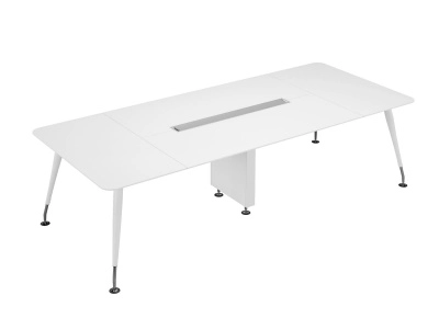Стол для переговоров EMPORIO 2800x1200 Белый глянец