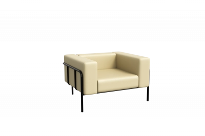 Диван одноместный Флекс/Flex FLX-1 Экокожа Art-vision 124 Бежевый