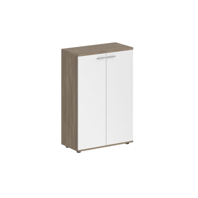 Шкаф для документов средний Сигма SG.803.OD.WH 800х1200 Темный дуб/Белый