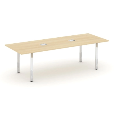 Стол переговорный Стайл Проджект Директ Люкс/Style project direct Lux M-SN-6P.SPRG-258 Акация Лорка/Хром