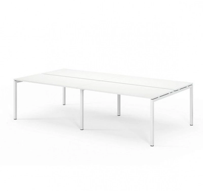 Бенч-стол (4 р.места) Tour Light 2400х1430 Белый