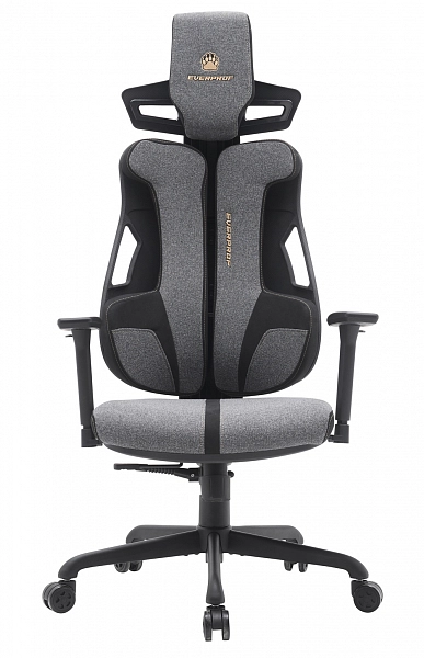 Кресло игровое Everprof Serval S Ткань Серый