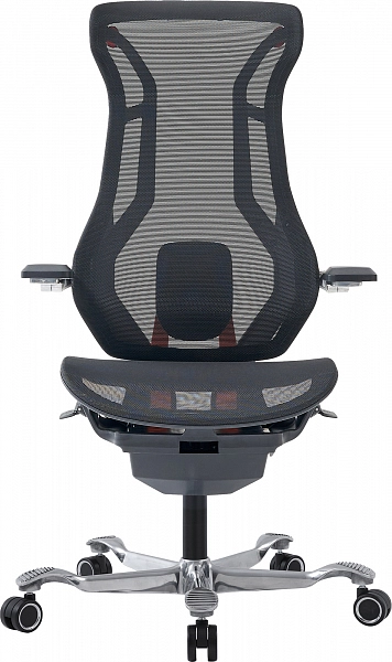 Эргономичное кресло Everprof Atom Black Сетка Черный