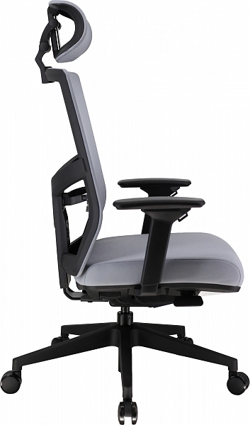 Кресло для персонала Everprof Fuji Сетка Серый