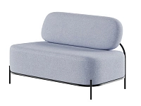 Диван двухместный Джайв/JIVE JVE-2 (3 кат.) Букле Clarins 972 Серый